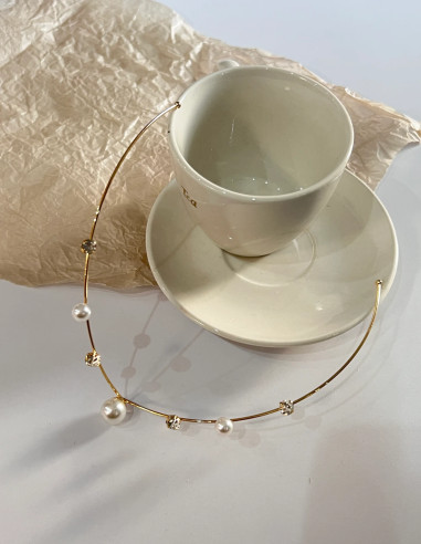 تل فلزی مینیمال مخصوص شینیون پشت سر