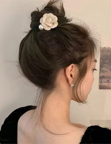 سنجاق مو شکوفه نمدی