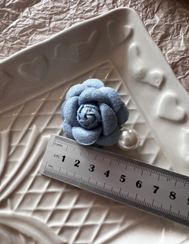 سنجاق مو شکوفه نمدی