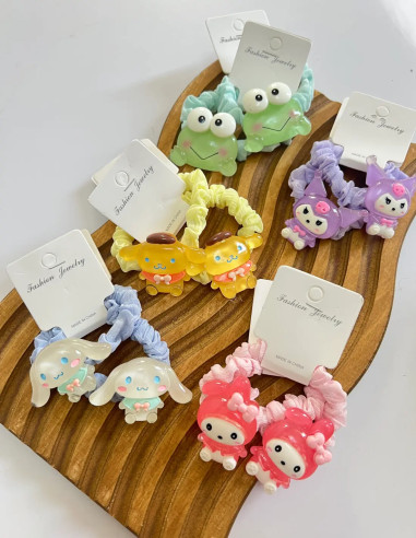 کش مو پیکسل دار عروسکی طرح فانتزی