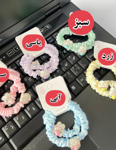 کش مو حریر جفتی پیکسل دار 2