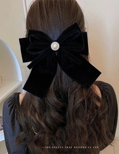 گیره فرانسوی پاپیون مشکی