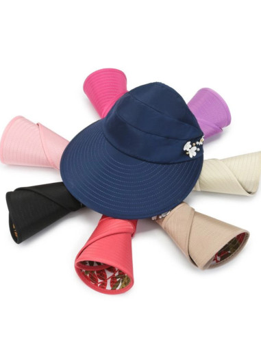 کلاه افتابگیر زنانه مدل تاشو