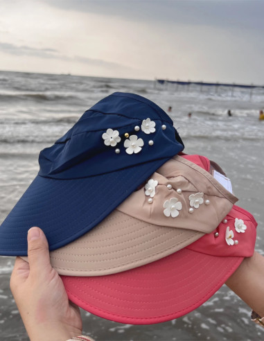 کلاه افتابگیر زنانه مدل تاشو