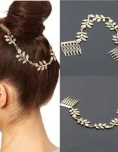 ریسه شینیون شاخه برگ زیتون