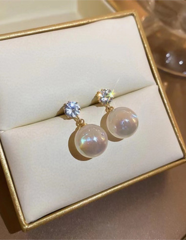 گوشواره تک مروارید