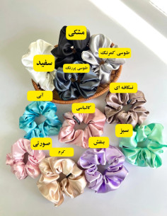 اسکرانچی ساتن ساده 2