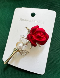 گل سینه رز تک مروارید 2