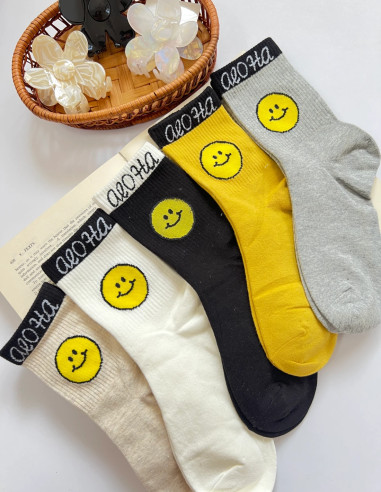 جوراب استیکر لبخند مارک COCO