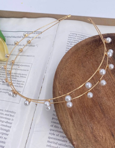 تل  مینیمال دو ردیفی مرواریدی