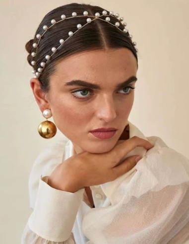 تل  مینیمال دو ردیفی مرواریدی