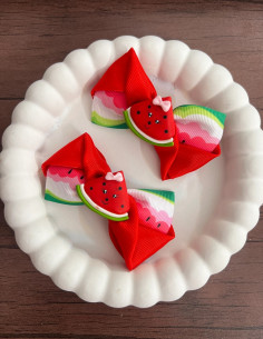 گیره پاپیونی هندوانه ای یلدا