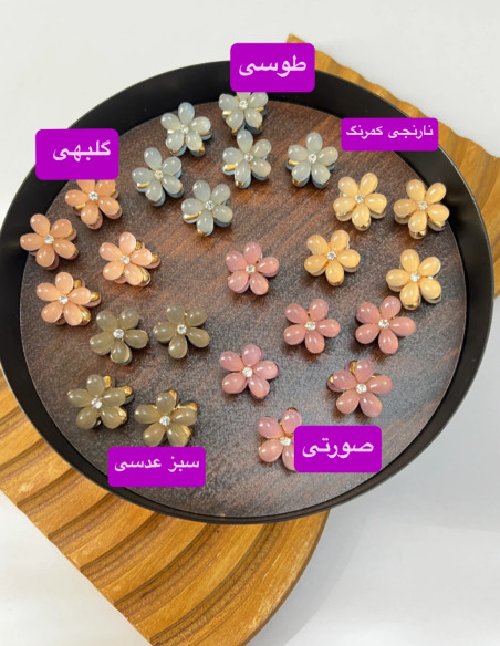 مینی کلیپس شکوفه طیفی آبنباتی