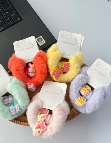 کش خز جفتی پیکسل دار