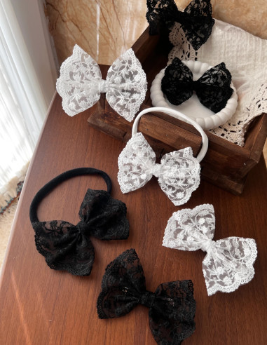 هدبند پاپیونی مادر دختری گیپوری