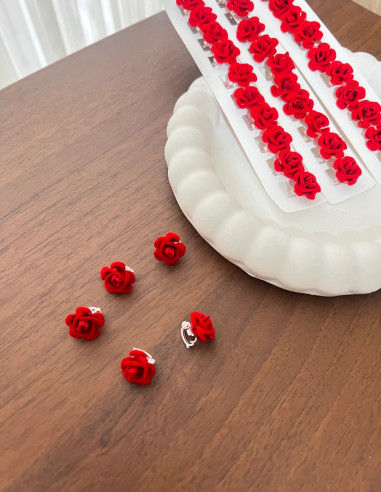 قفل مو گل رز مخملی