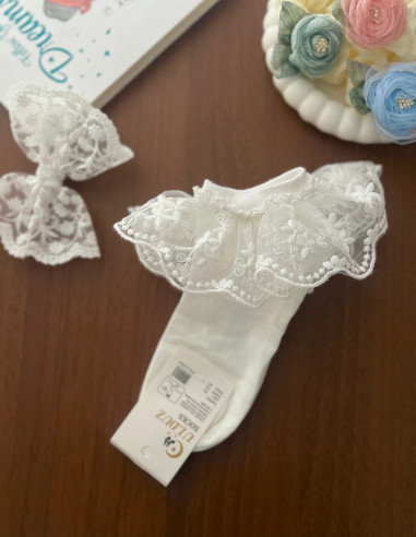 جوراب لب گیپوری عروسکی