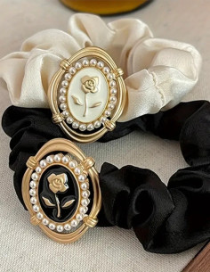 مینی اسکرانچی گل رز طلایی