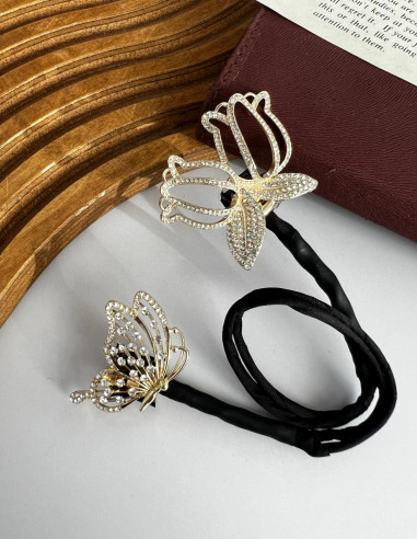 باندفر مدل گل و پروانه