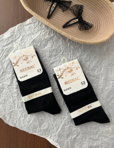 جوراب زنانه 4 فصل مشکی ساده