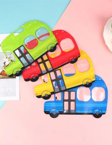 زیپ کیپ طرح ماشین اتوبوس