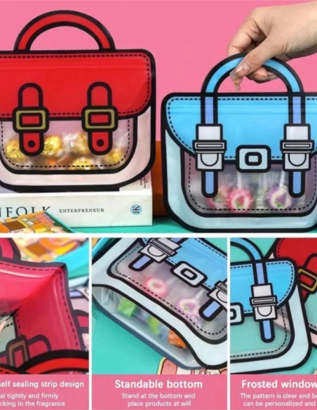 زیپ کیپ فانتزی طرح کیف