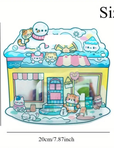 زیپ کیپ خونه زمستونی سایز بزرگ