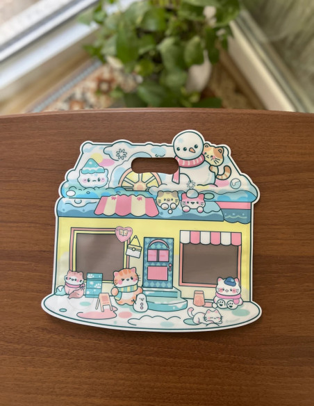 زیپ کیپ خونه زمستونی سایز بزرگ