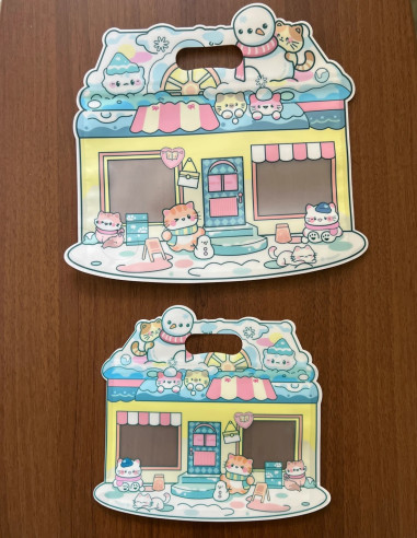 زیپ کیپ خونه زمستونی سایز بزرگ