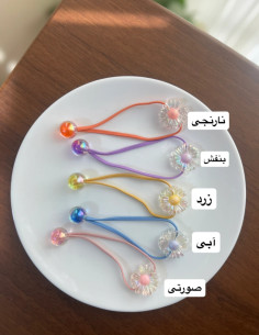 کش مو گره ای مدل بابونه 2