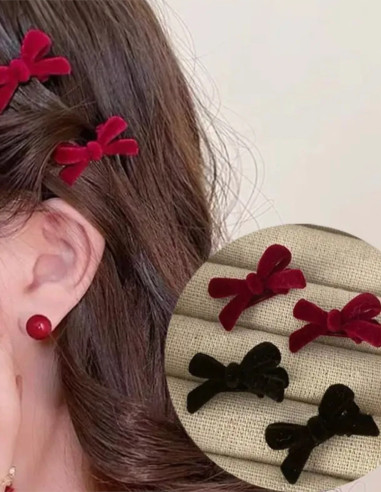 مینی گیره پاپیونی مخمل