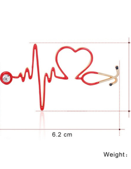 سنجاق سینه ضربان قلب