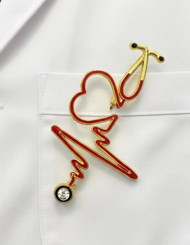 سنجاق سینه ضربان قلب