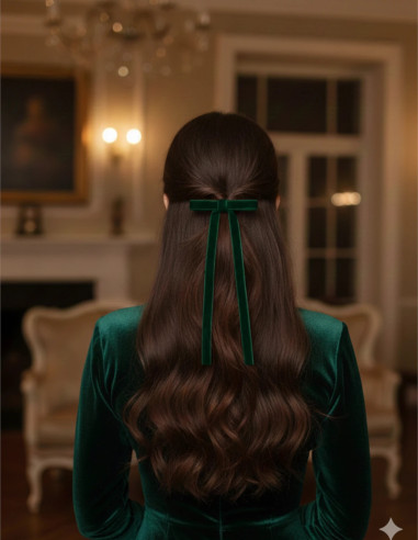 گیره انبری مخمل پاپیونی