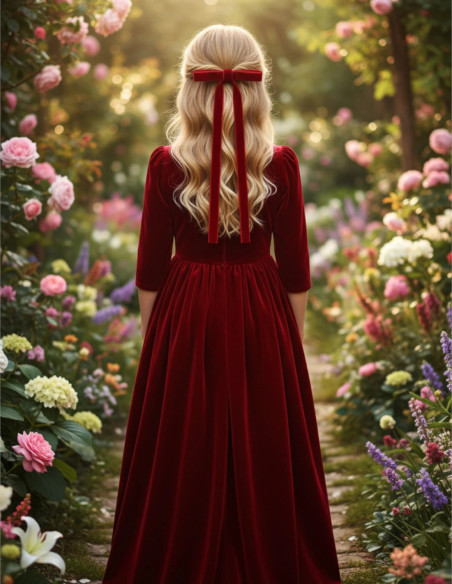 گیره انبری مخمل پاپیونی