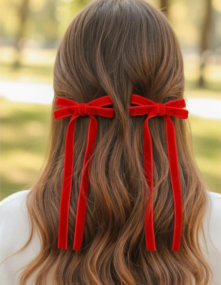 گیره انبری مخمل پاپیونی