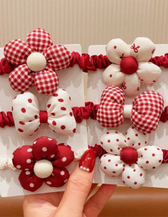 مینی اسکرانچی گل و پاپیون