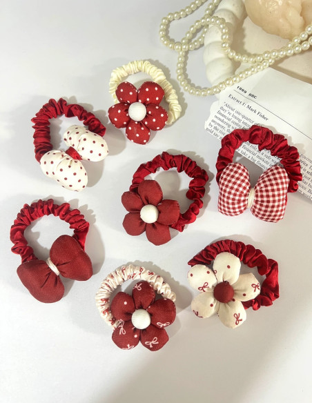 مینی اسکرانچی گل و پاپیون