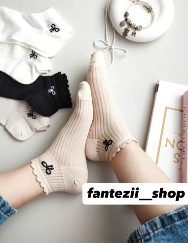 جوراب مچی توری پاپیون