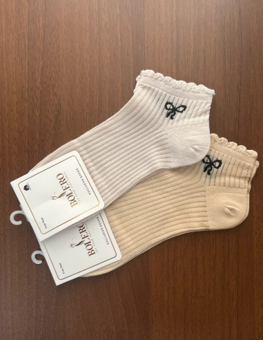 جوراب مچی توری پاپیون