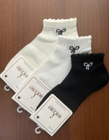 جوراب مچی توری پاپیون