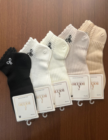 جوراب مچی توری پاپیون