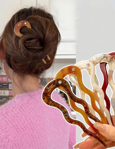 کانزاشی دو شاخه موجدار مناسب موهای فر یا موهای خیلی لخت و صاف