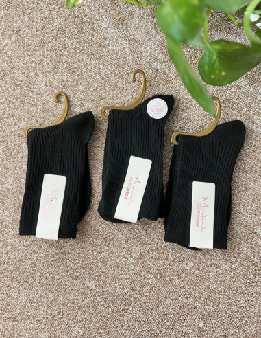 جوراب نیم ساق کبریتی مشکی