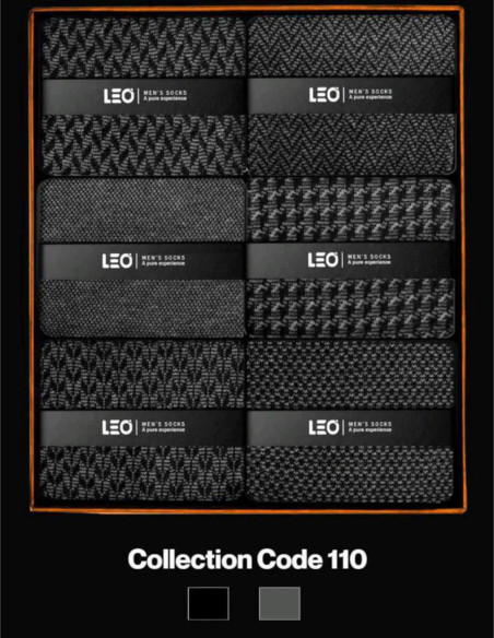 پک جوراب مردانه لئو کد 110