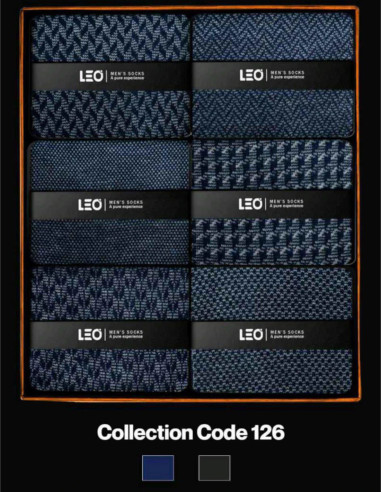 پک جوراب مردانه لئو کد 126