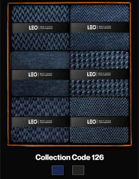 پک جوراب مردانه لئو کد 126