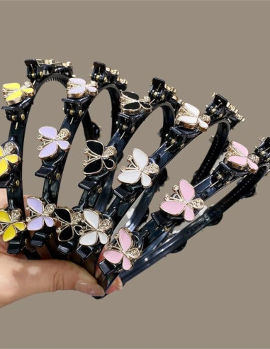 تل کلیپسی دارای 8 گیره با پیکسل طرح پروانه