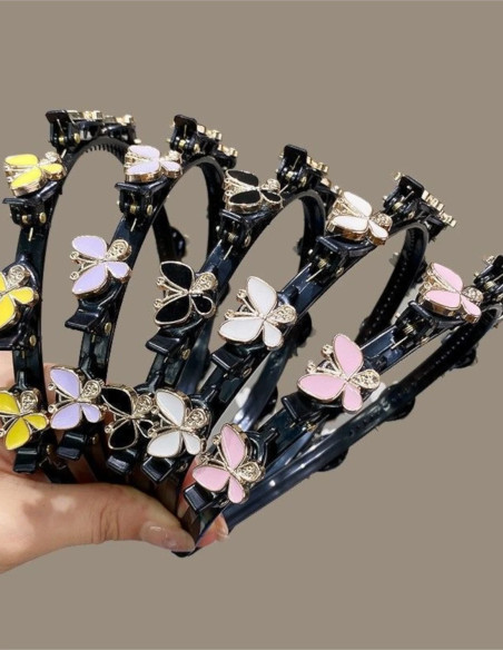 تل کلیپسی دارای 8 گیره با پیکسل طرح پروانه