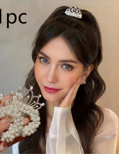 کش مو مرواریدی تاجدار و پرنسسی